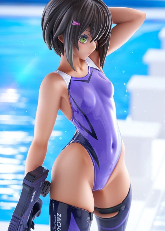 Arms Note PVC Figure 1/7 Buchou-chan of the Swimming Club Purple Swimsuit Ver. 22 cm 10