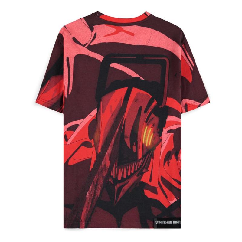 Chainsaw Man T-Shirt Rage all Over Size L