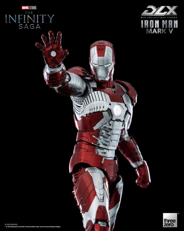 Infinity Saga: Iron Man Mark 5 1/12 DLX Action Figure - ThreeZero