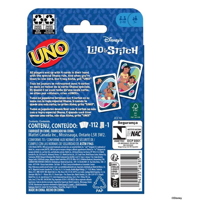 Lilo & Stitch Card Game UNO 7