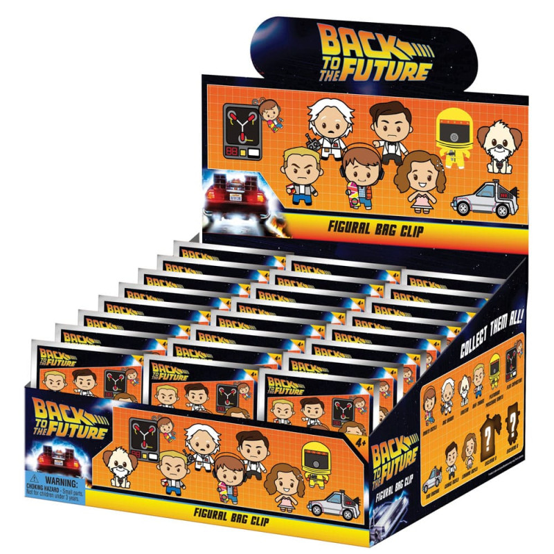 Back to the Future 3D PVC Bag Clips 40th Anniversary Series 1 Display (24) 2