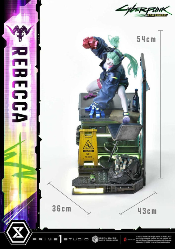 Cyberpunk: Edgerunners Real Elite Masterline Series Statue 1/4 Rebecca 54 cm 6