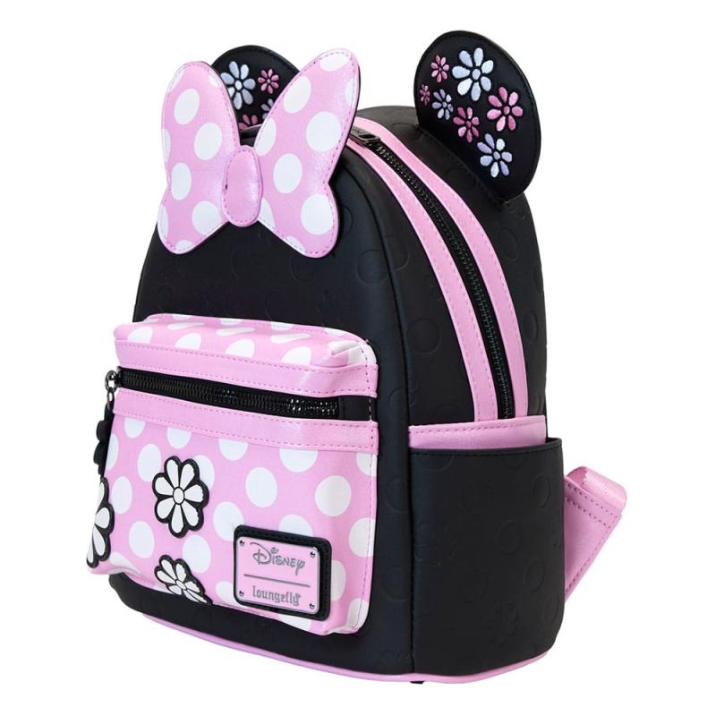 Disney by Loungefly Mini Backpack Minnie Floral Rock the Dots 1