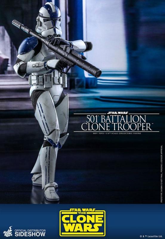 Star Wars The Clone Wars: 501st Battalion Clone Trooper - Figure 1/6 - Hot Toys