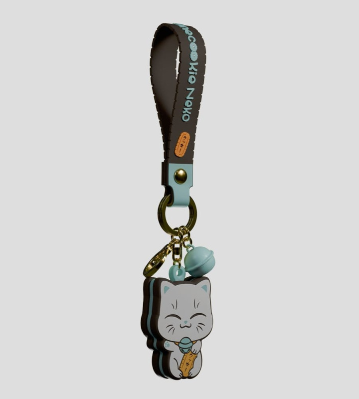 Manecookie Neko Silicone-Keychain S1 13 cm Blind Box Display (8) 2