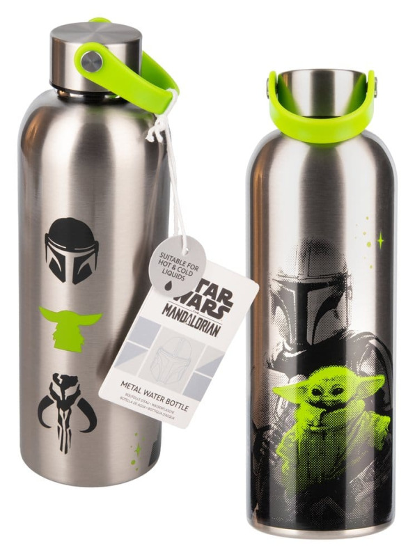 The Mandalorian Metal Water Bottle Mandalorian & Grogu 1