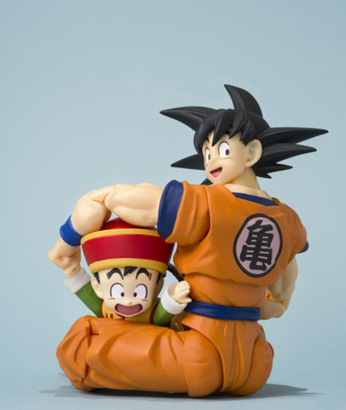 Dragon Ball S.H.Figuarts Action Figure Son Goku & Son Gohan Kid & Kintoun 14 cm & 6 cm 1