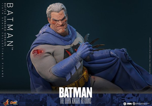 Batman: The Dark Knight Returns Comic Masterpiece Action Figure 1/6 Batman (Battle Damaged Version) 6