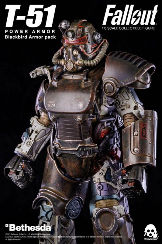 Fallout 4: T-51 Power Armor - Blackbird Armor Pack - ThreeZero