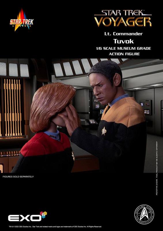 Star Trek Voyager: Lt. Commander Tuvok 1/6 Action Figure - Exo-6