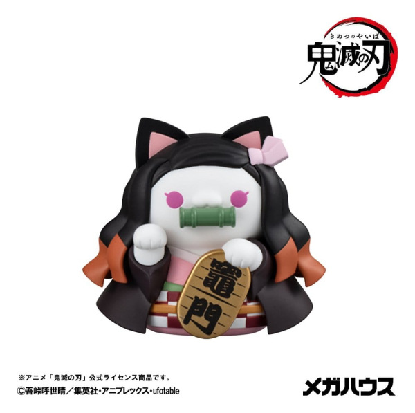 Demon Slayer: Kimetsu no Yaiba Mega Cat Project PVC Figures 8-Pack 6 cm (with gift) 1