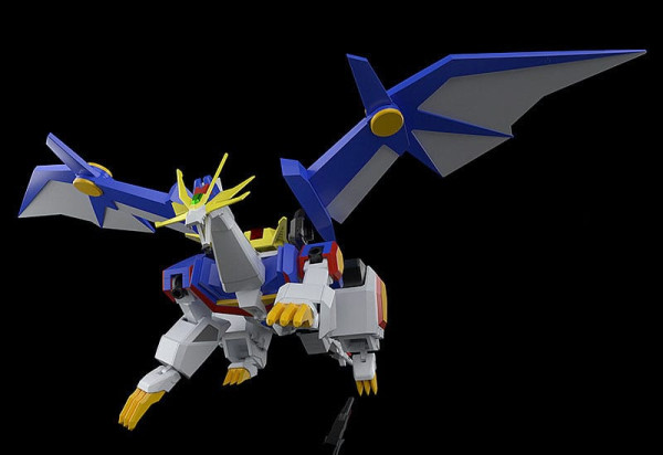 Absolutely Invincible Raijin-Oh Moderoid Plastic Model Kit Bakuryu-Oh 16 cm 4