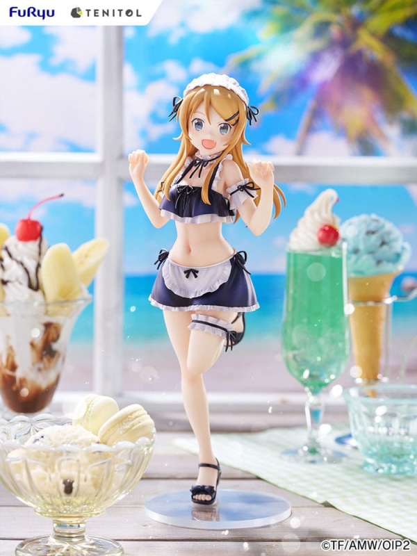 Ore no Imouto ga Konna ni Kawaii Wake ga Nai. Tenitol Tall PVC Statue Kousaka Kirino swimsuits maid 1