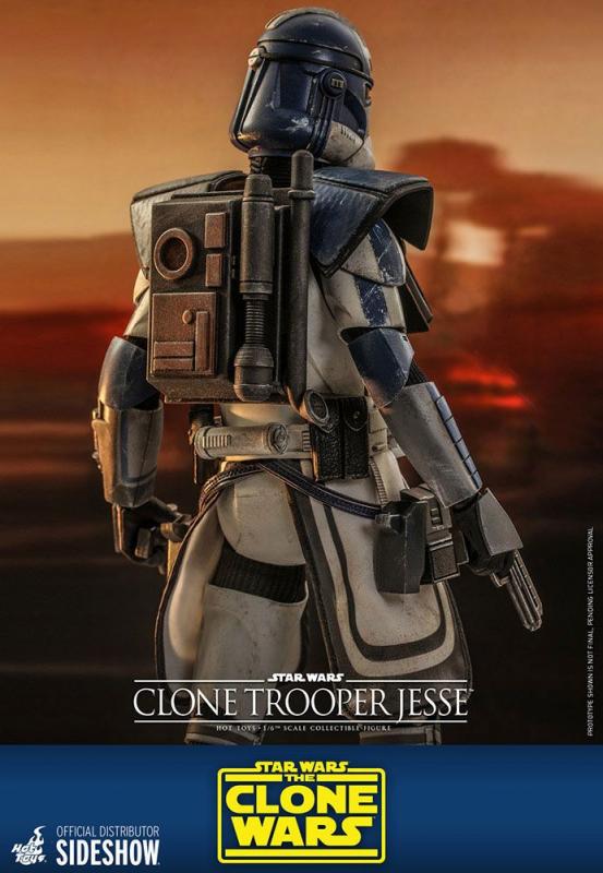 Star Wars The Clone Wars: Clone Trooper Jesse 1/6 Action Figure - Hot Toys