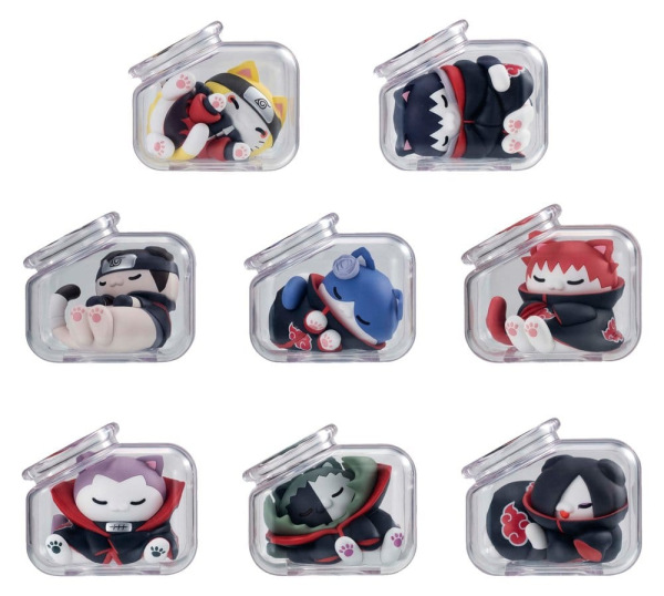 Naruto Shippuden Mega Cat Project Mini Figures Good Night Nyaruto! Gathering Akatsuki Edition Vol. 1