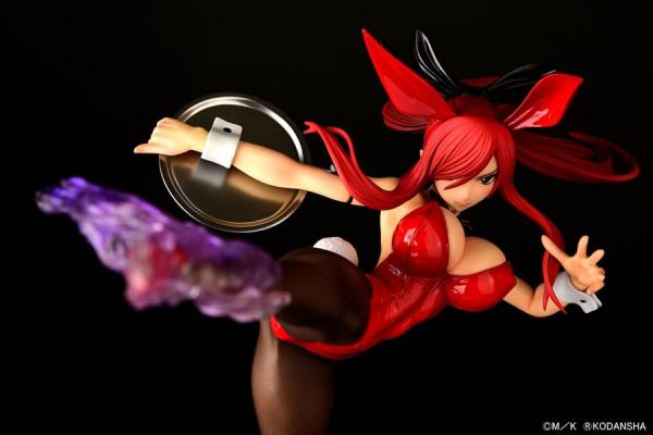 Fairy Tail Statue 1/6 Erza Scarlet High Kick Crimson Bunny Ver. 37 cm