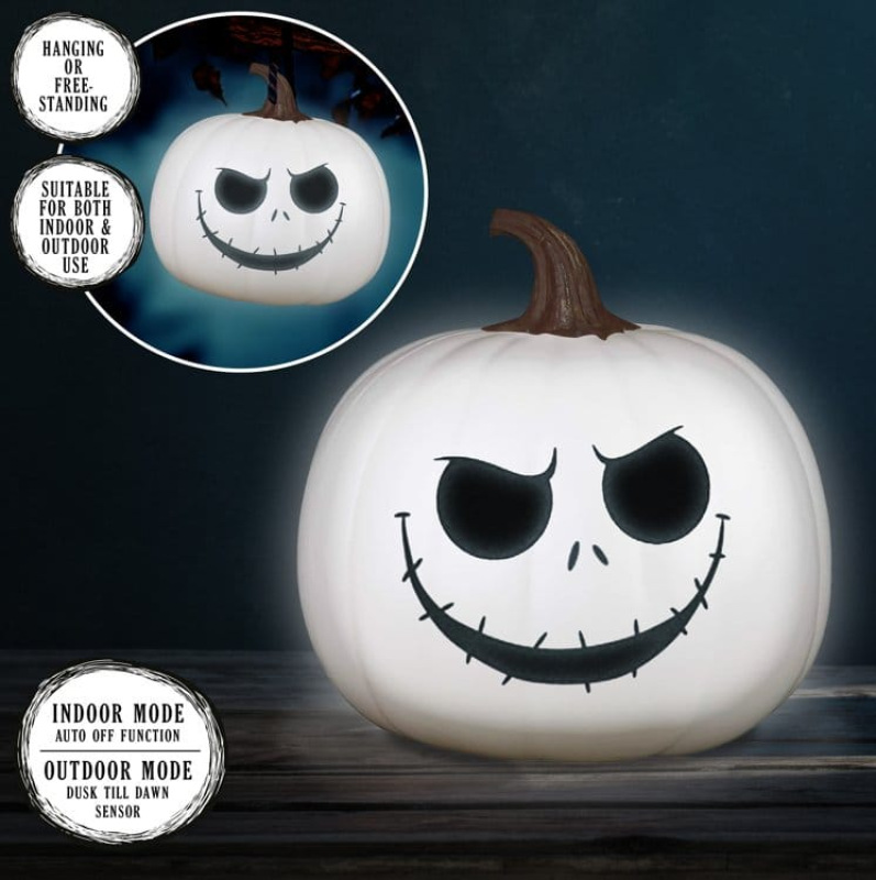 Nightmare Before Christmas Light Jack Skellington Pumpkin Lantern 20 cm 1