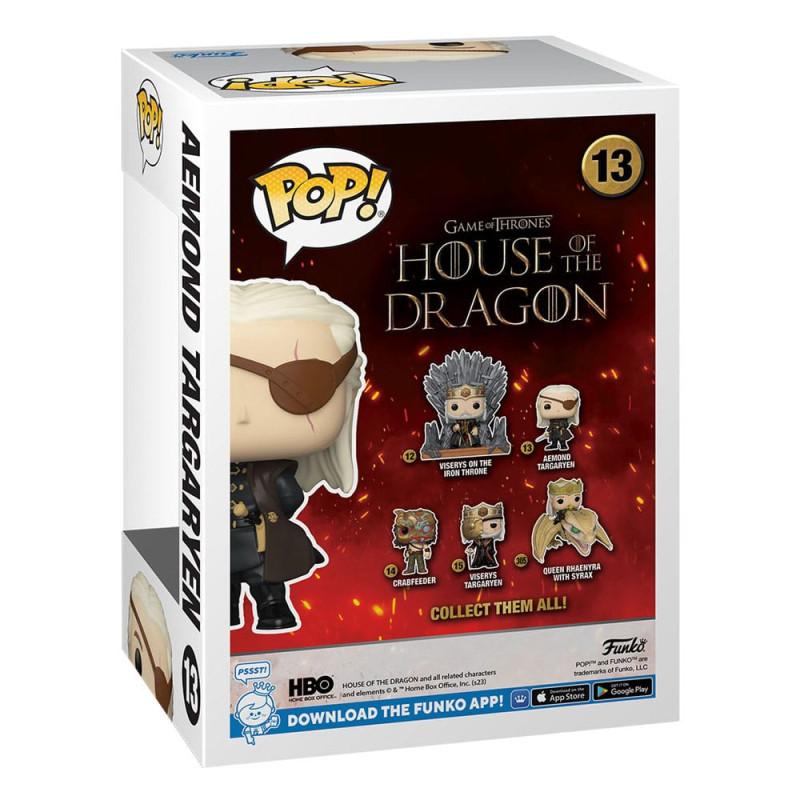 House of the Dragon POP! TV Vinyl Figures Aemond Targaryen 9 cm Assortment (6) 2