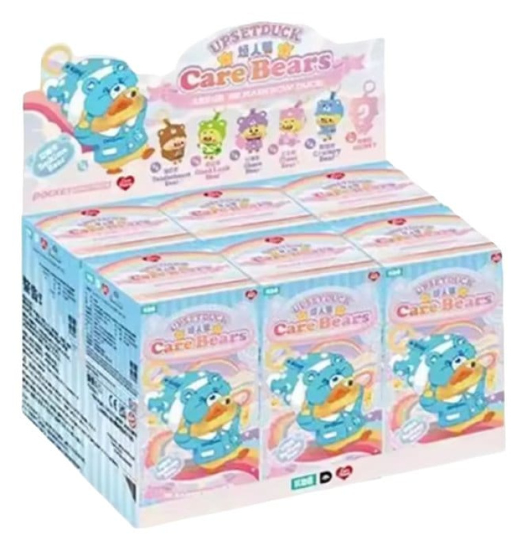 Upset Duck: Rainbow Care Bears Blind Box Keychain 16 cm Display (6) 8