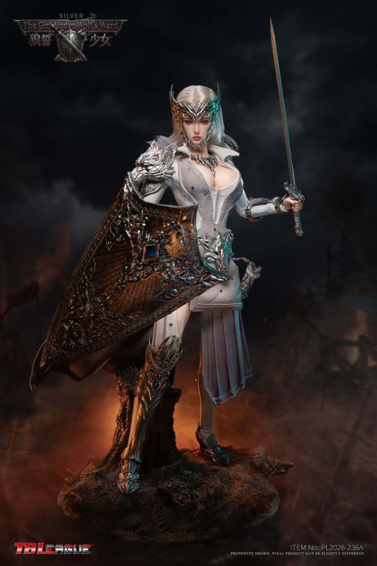 The Girl Under Wolf's Ward Action Figure 1/6 Alina (Silver) 30 cm 6