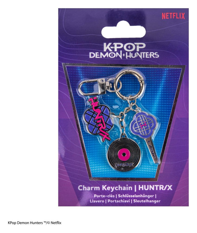 KPop Demon Hunters Charm Keychain HUNTR/X 2