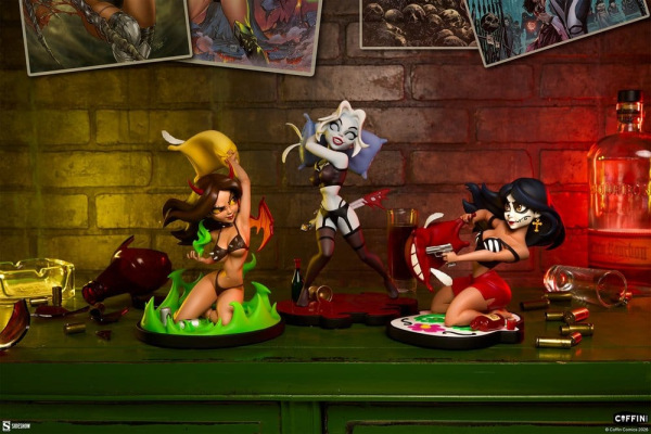Coffin Comics Designer Statues Set Sleepover In Hell 1