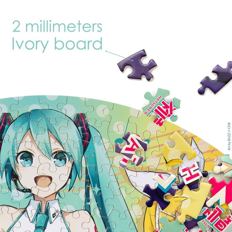 Hatsune Miku Jigsaw Puzzle Round 500 pieces 4