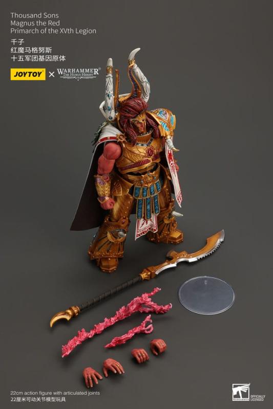 Warhammer The Horus Heresy Action Figure 1/18 Thousand sons Magnus the Red Primarch of the XVth Legi