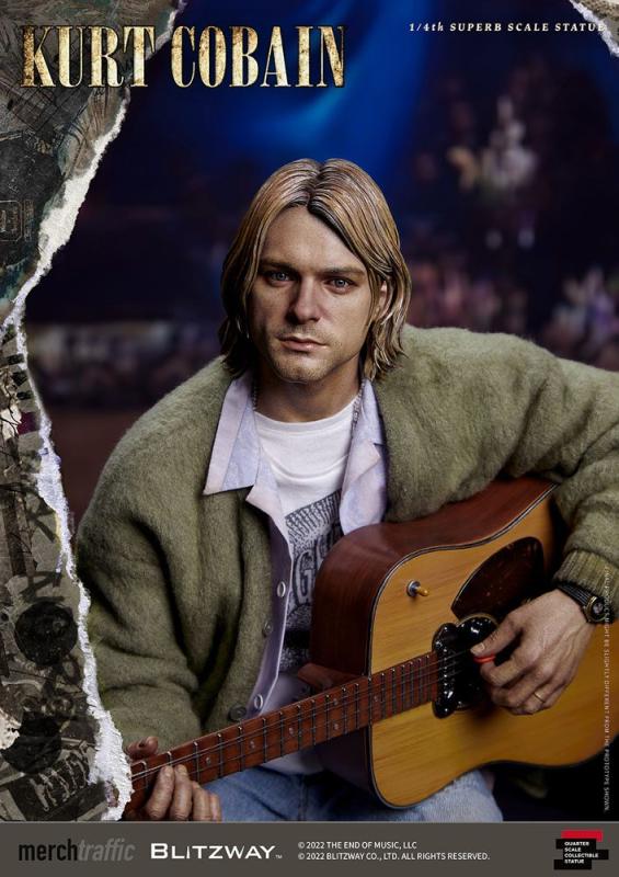Kurt Cobain: Unplugged 1/4 Superb Scale Statue - Blitzway