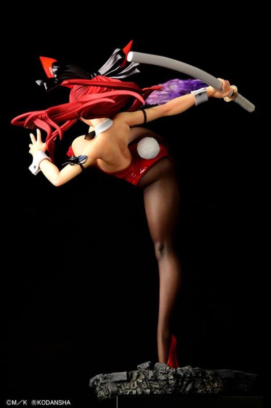 Fairy Tail Statue 1/6 Erza Scarlet High Kick Crimson Bunny Ver. 37 cm