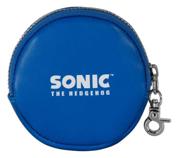 Sonic - The Hedgehog Face-Cookie Coin Purse SEGA Blue 1