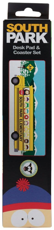 South Park Desk Pad & Coaster Set Elementary School Bus 3