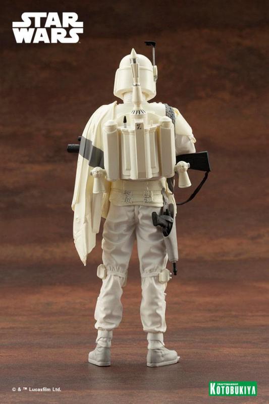 Star Wars: Boba Fett White Armor Ver. 1/10 ARTFX+ PVC Statue - Kotobukiya
