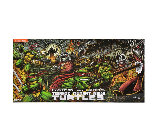 Teenage Mutant Ninja Turtles (Mirage Comics) 4-Pack Action Figures Leonardo, Raphael, Michelangelo, 1