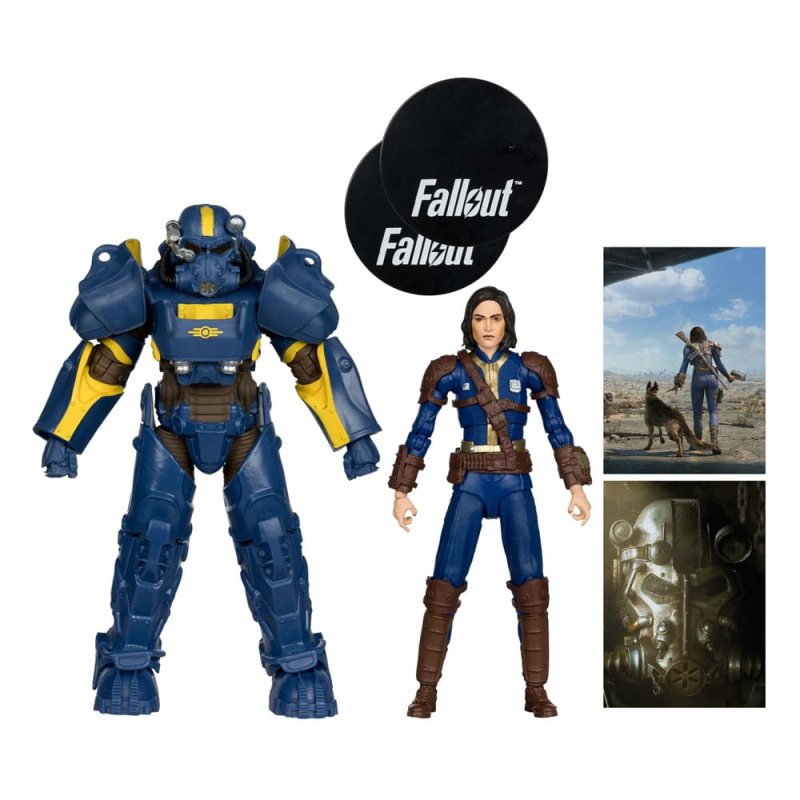 Fallout 4 Statue 2-Pack T-60 Vault Tec & Sole Survivor 18 cm 1