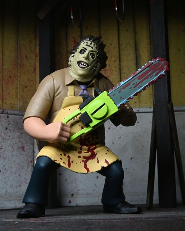 Texas Chainsaw Massacre Toony Terrors Action Figure 50th Anniversary Leatherface (Bloody) 15 cm