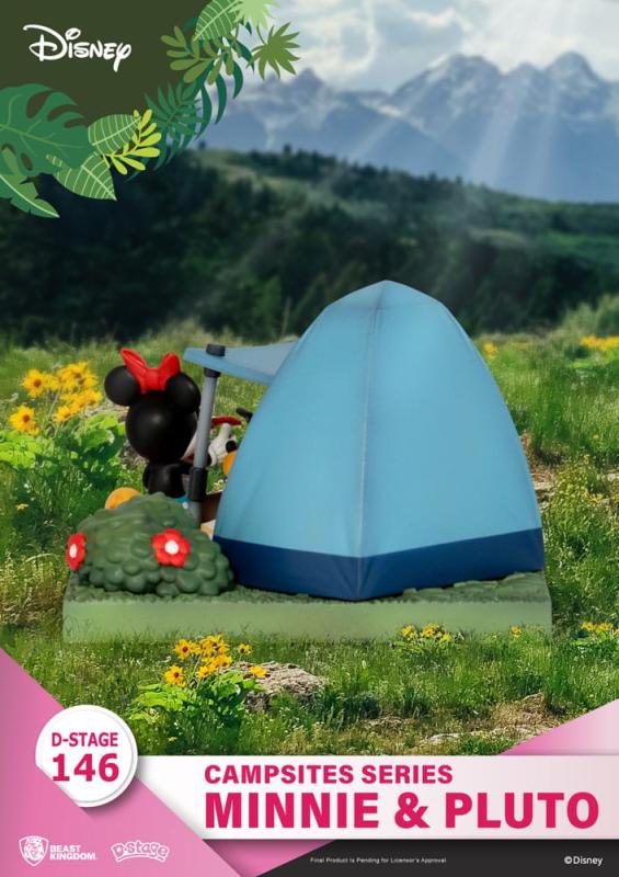 Disney: Mini & Pluto 10 cm D-Stage Campsite Series PVC Diorama - BKT