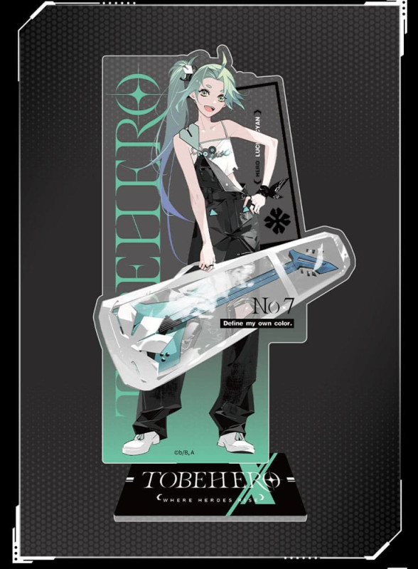 To Be Hero X Acrylic Stand Hero Show Series Lucky Cyan 17 cm 1