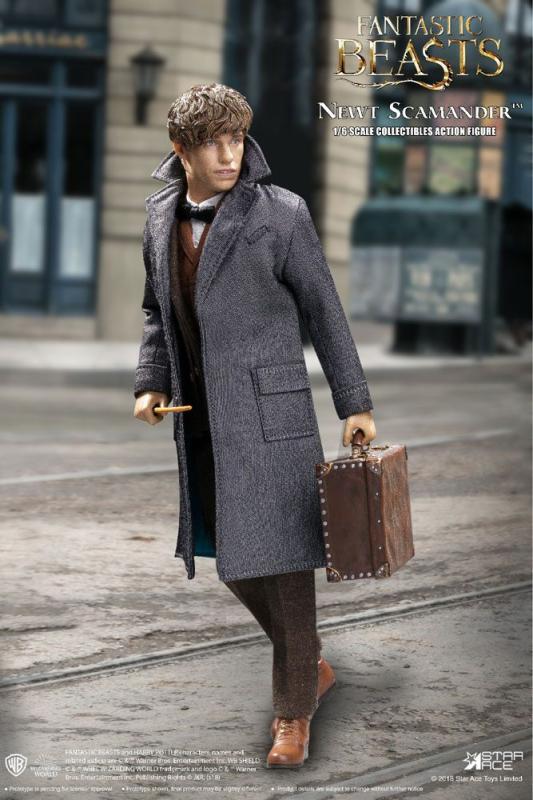 Fantastic Beasts My Favourite Movie Action Figure 1/6 Newt Scamander Grey Coat Ver. 30 cm