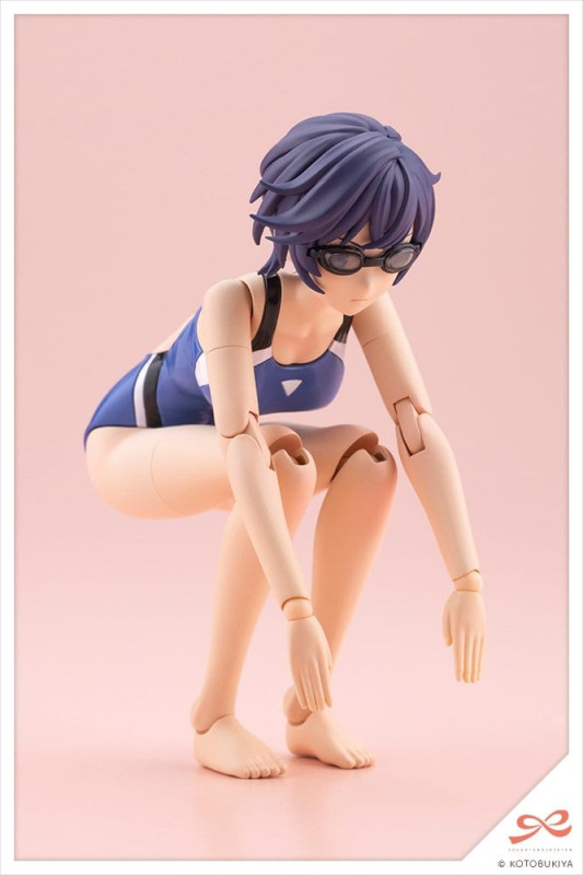 Sousaishojoteien Plastic Model 1/10 Rui Saotome Touou High School Competitive Swimsuit 16 cm 6