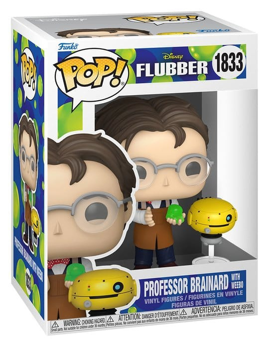 Flubber POP! Animation Vinyl Figures Professor w/Weebo w/Chase 9 cm Assortment (6) 1