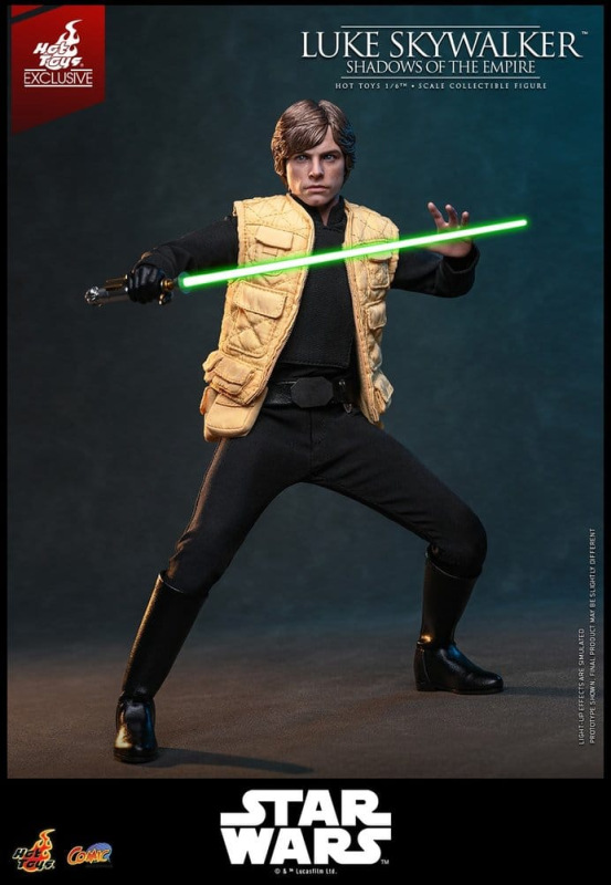 Star Wars Comic Masterpiece Action Figure 1/6 Luke Skywalker (Shadows Of The Empire) (Hot Toys Exclu 14