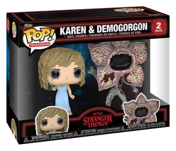 Stranger Things POP! Vinyl Figures 2-Pack Karen & Demogorgon 2 cm 1