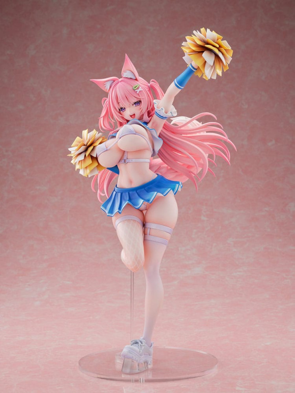 Original Character Statue 1/5 Kemomimi Cheer Girl illustration by Yatanuki Kei DX Version 35 cm 1