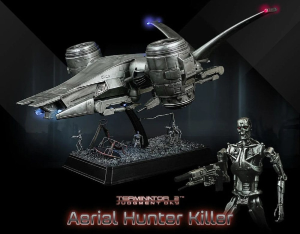 Terminator 2 Judgment Day Replica Aerial Hunter Killer 30th Anniversary Edition 60 cm 1