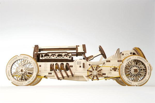 Ugears 3D Wooden Puzzle U-9 Grand Prix Car 11
