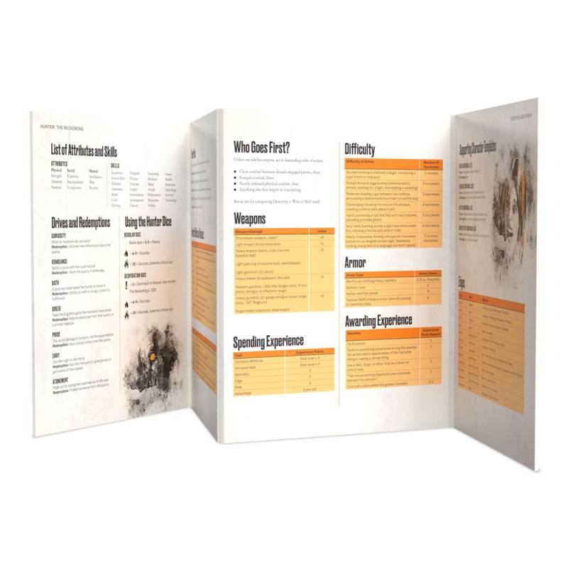 Hunter: The Reckoning 5th Edition RPG Storyteller's Screen Kit *Englische Version* 1