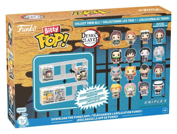 Demon Slayer: Kimetsu no Yaiba Bitty POP! Vinyl Figure 4-Pack Inosuke 2,5 cm 1