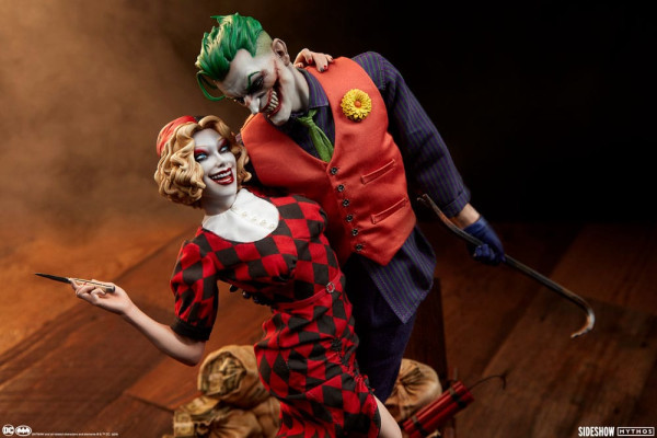 DC Comics Mythos Statue 1/5 The Joker and Harley Quinn: Lawless Love 41 cm 4