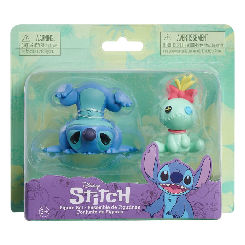 Lilo & Stitch Mini Figure 2-Pack Scrump & Upside Down Stitch 7 cm 1